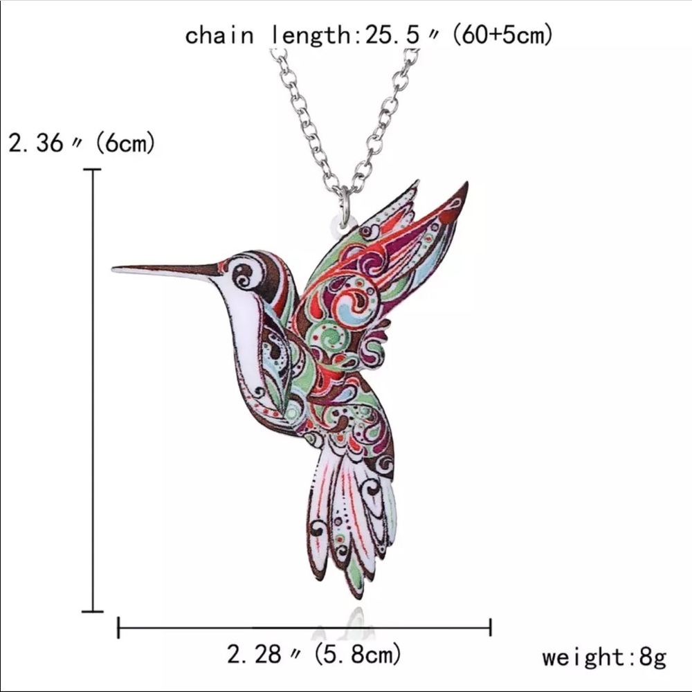 Hummingbird Necklace - Picture 5 of 6